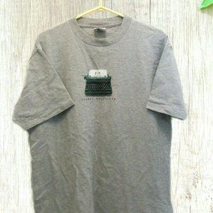 Vintage Planet Hollywood T-Shirt L Cancun 2000 Typewriter Writers Gift EUC RARE